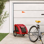Pet Bike Trailer Oxford Fabric And Iron