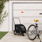 Pet Bike Trailer Oxford Fabric And Iron