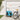 Pet Bike Trailer Blue Oxford Fabric and Iron