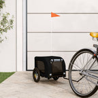 Pet Bike Trailer And Black Oxford Fabric And Iron