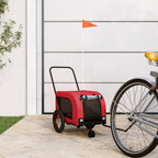 Pet Bike Trailer And Black Oxford Fabric And Iron