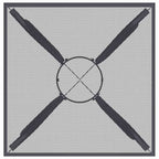 Garden Table Anthracite 50x50x72 cm Steel Mesh