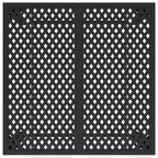 Garden Table Anthracite 80x80x72 cm Steel