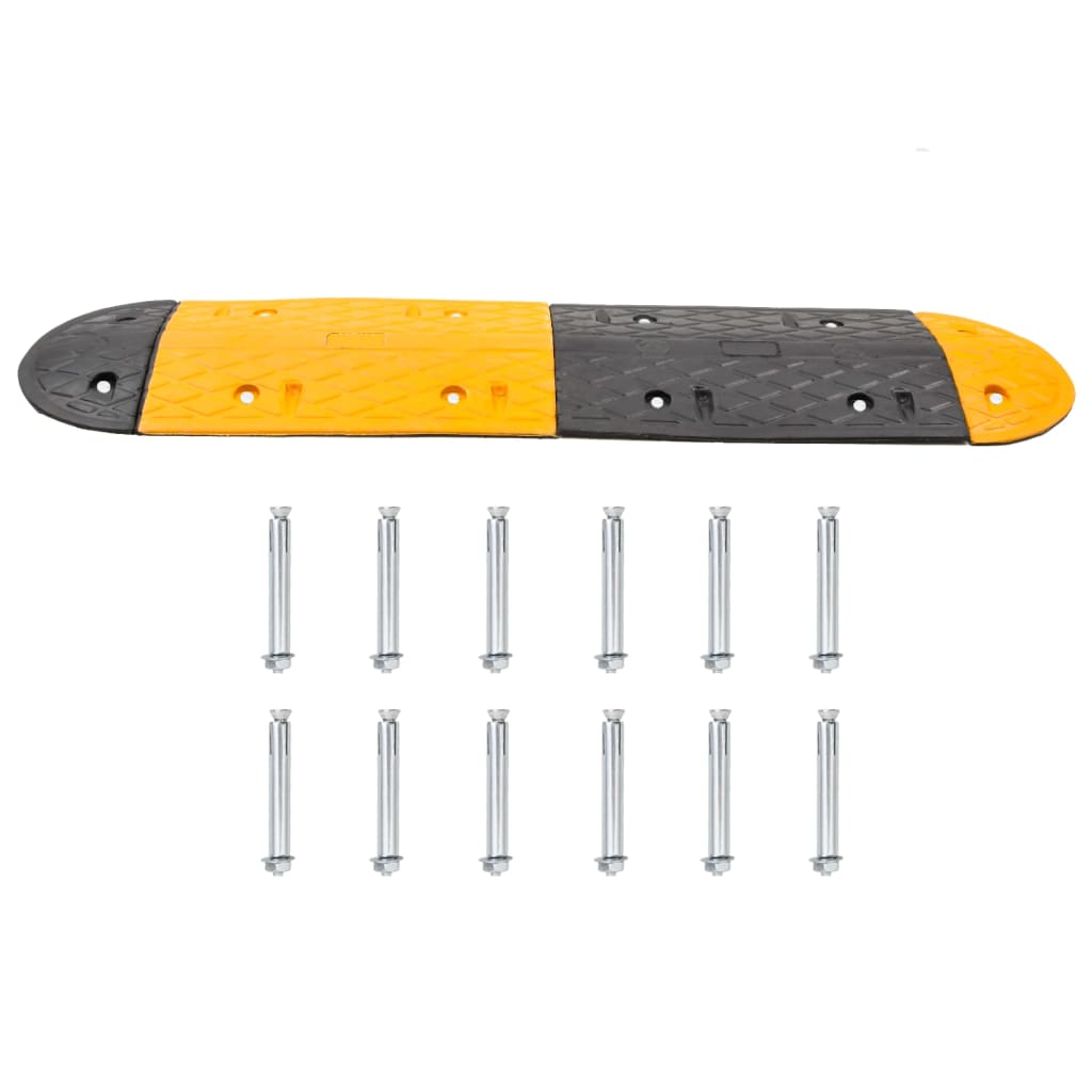 Speed Hump Yellow&Black Rubber