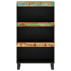 Side Cabinet 60x33x107 cm Solid Wood Reclaimed