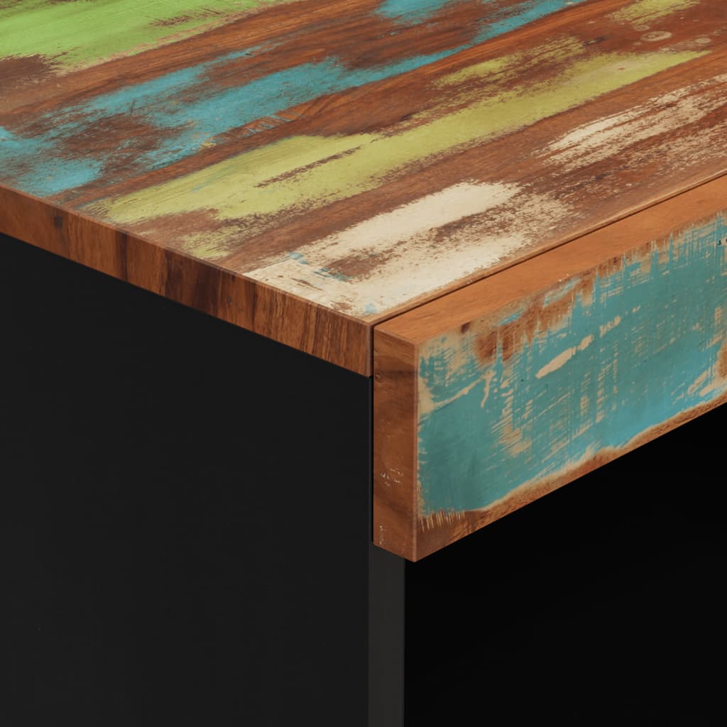 Side Cabinet 60x33x107 cm Solid Wood Reclaimed