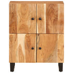 Sideboard with 4 Doors 60x33x75 cm Solid Wood Acacia
