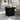Garden Table with Removable Lid Black Polypropylene