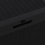 Garden Storage Box Black 55.5x43x53 cm Polypropylene