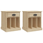 Bedside Cabinets 2 pcs Sonoma Oak 43x36x50 cm