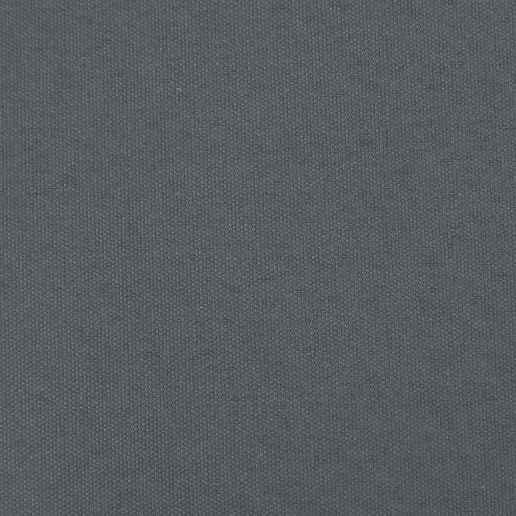 Garden Footstool with Cushion Black Solid Wood Pine