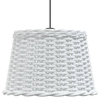 Ceiling Lamp Shade White Ø40x26 cm Wicker