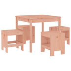 5 Piece Garden Dining Set Solid Wood Douglas