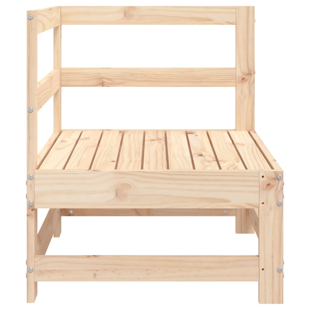 Garden Corner Sofa Solid Wood Pine