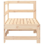 Garden Corner Sofa Solid Wood Pine