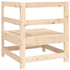 Garden Corner Sofa Solid Wood Pine