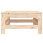Garden Footstool Solid Wood Pine