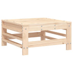 Garden Footstool Solid Wood Pine