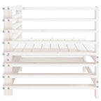 Garden Corner Sofas 2 pcs White Solid Wood Pine