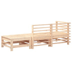 3 Piece Garden Lounge Set Solid Wood Pine