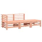 3 Piece Garden Lounge Set Solid Wood Douglas