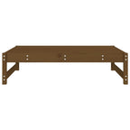 Garden Footstool Honey Brown 120x80 cm Solid Wood Pine