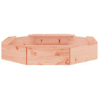 Sandbox with Seats Octagon Solid Wood Douglas