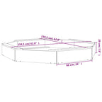 Sandbox with Seats Octagon Solid Wood Douglas