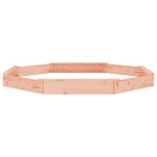 Sandbox with Seats Octagon Solid Wood Douglas