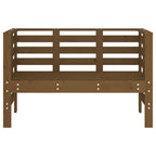 Garden Bench Honey Brown 111.5x53x71 cm Solid Wood Pine