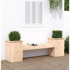 Planter Bench 184.5x39.5x56.5 cm Solid Wood Pine