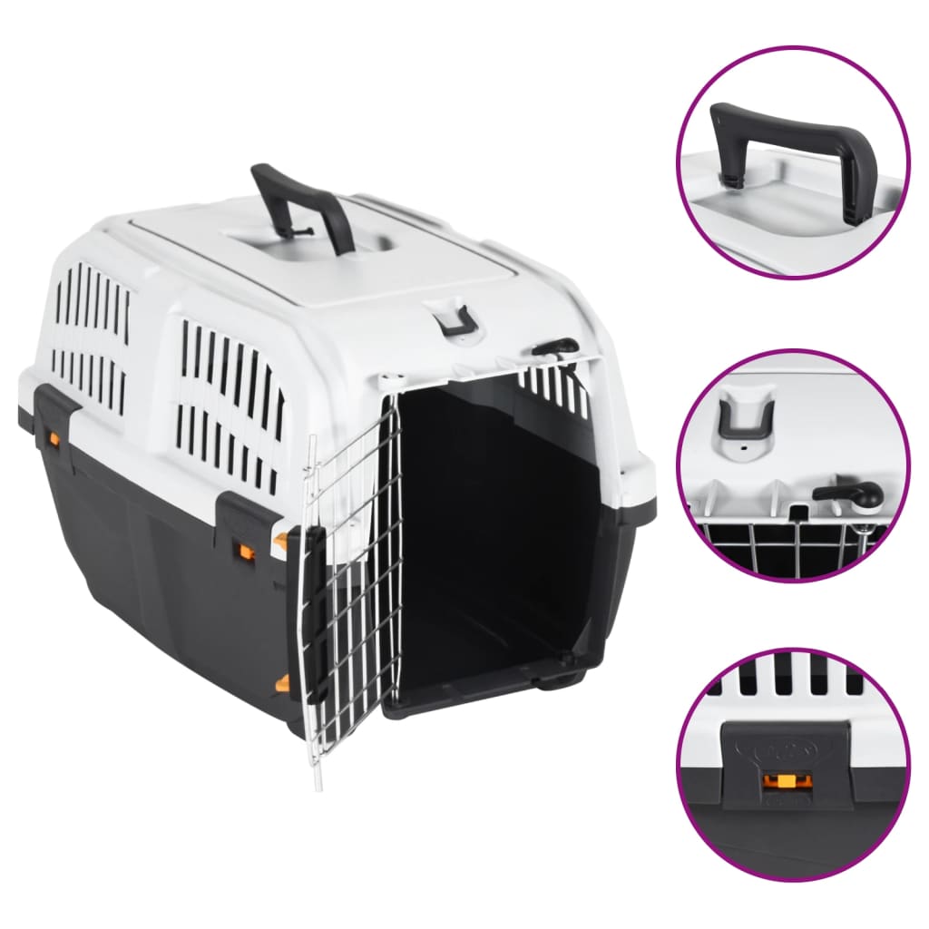 Pet Carrier With Metal Door Polypropylene