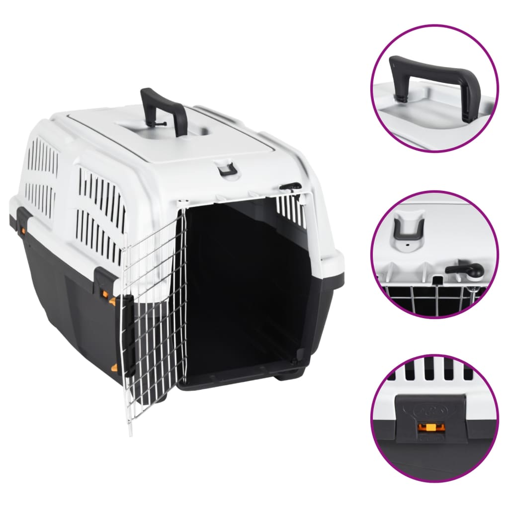 Pet Carrier With Metal Door Polypropylene