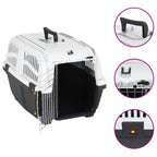 Pet Carrier With Metal Door Polypropylene