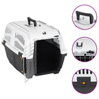 Pet Carrier With Metal Door Polypropylene