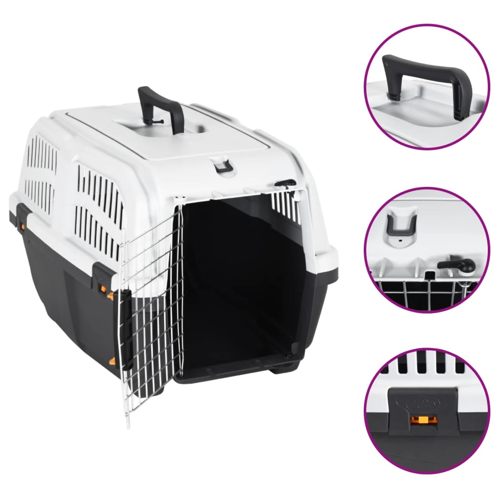 Pet Carrier With Metal Door Polypropylene