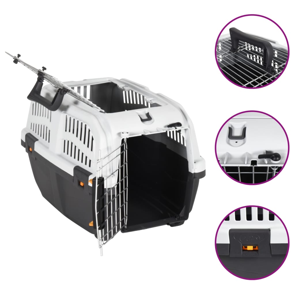 Pet Carrier With Metal Door Polypropylene