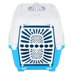 Pet Carrier White And Blue 48X31.5X33Cm Polypropylene