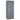 Garden Storage Cabinet Grey 65x45x172 cm PP Rattan