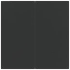 3 Piece Garden Dining Set Black Poly Rattan