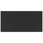 9 Piece Garden Dining Set Black Poly Rattan