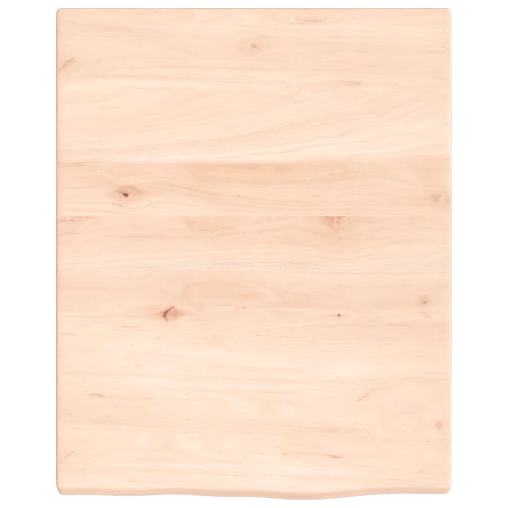 Bathroom Countertop 40x50x2 cm Untreated Solid Wood