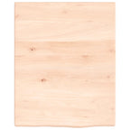 Bathroom Countertop 40x50x2 cm Untreated Solid Wood