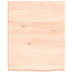 Bathroom Countertop 40x50x(2-6) cm Untreated Solid Wood