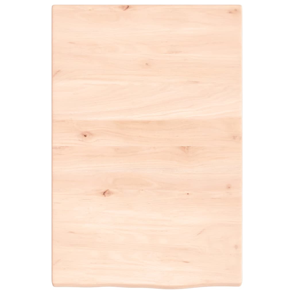 Bathroom Countertop 40x60x2 cm Untreated Solid Wood