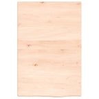 Bathroom Countertop 40x60x2 cm Untreated Solid Wood