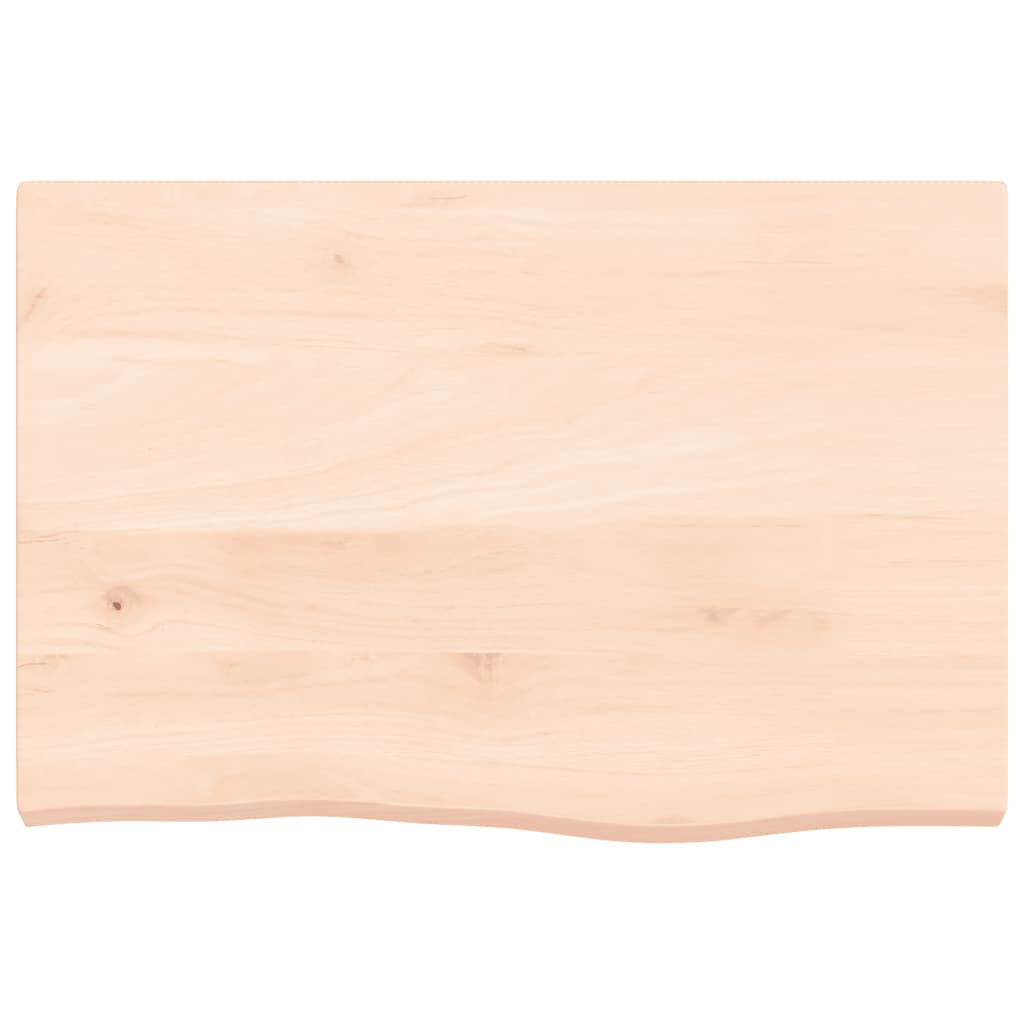 Bathroom Countertop 60x40x(2-4) cm Untreated Solid Wood