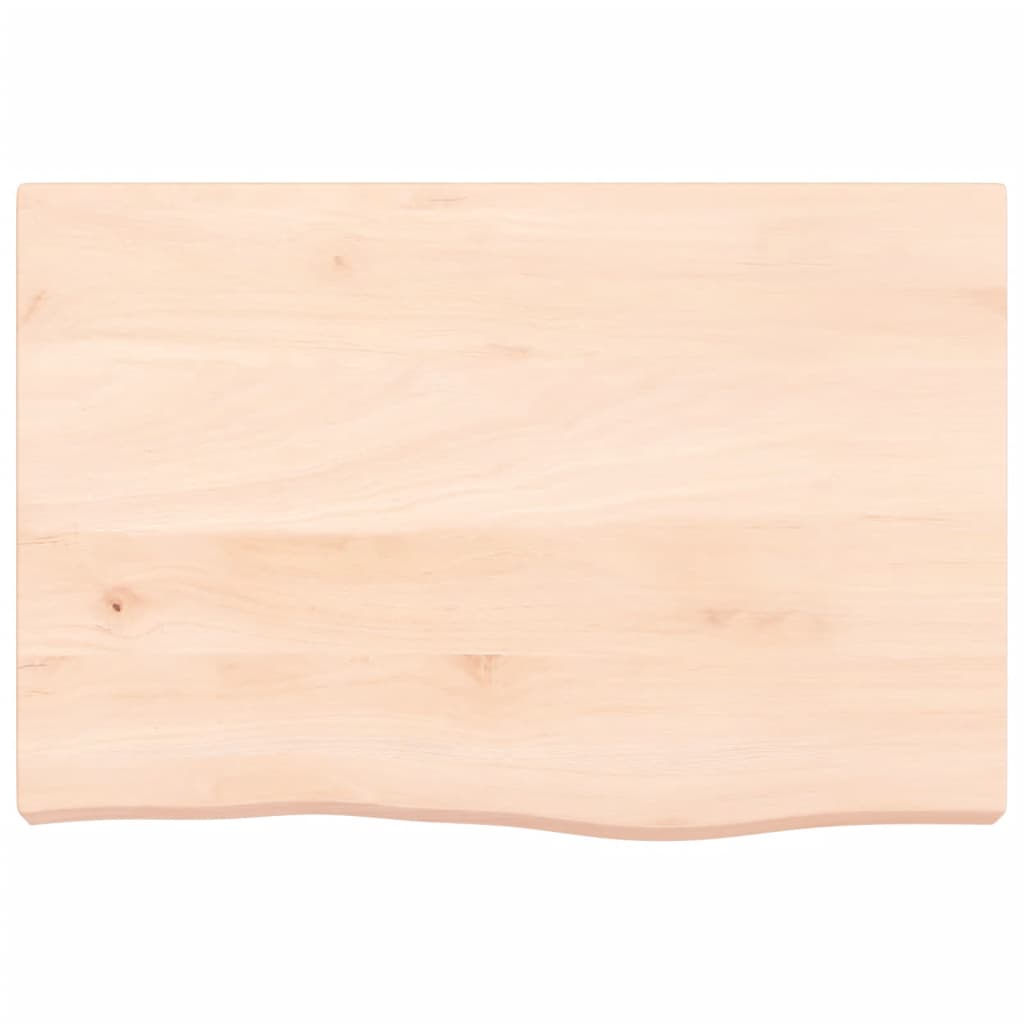 Bathroom Countertop 60x40x(2-6) cm Untreated Solid Wood