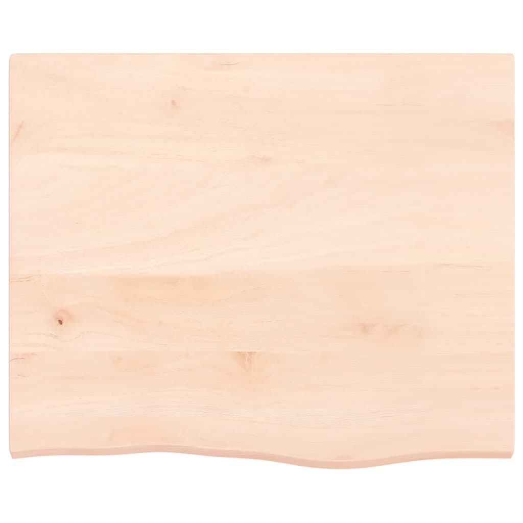 Bathroom Countertop 60x50x2 cm Untreated Solid Wood