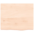 Bathroom Countertop 60x50x(2-4) cm Untreated Solid Wood